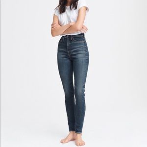 rag & bone Women's High Rise Jeans - Dark Blue